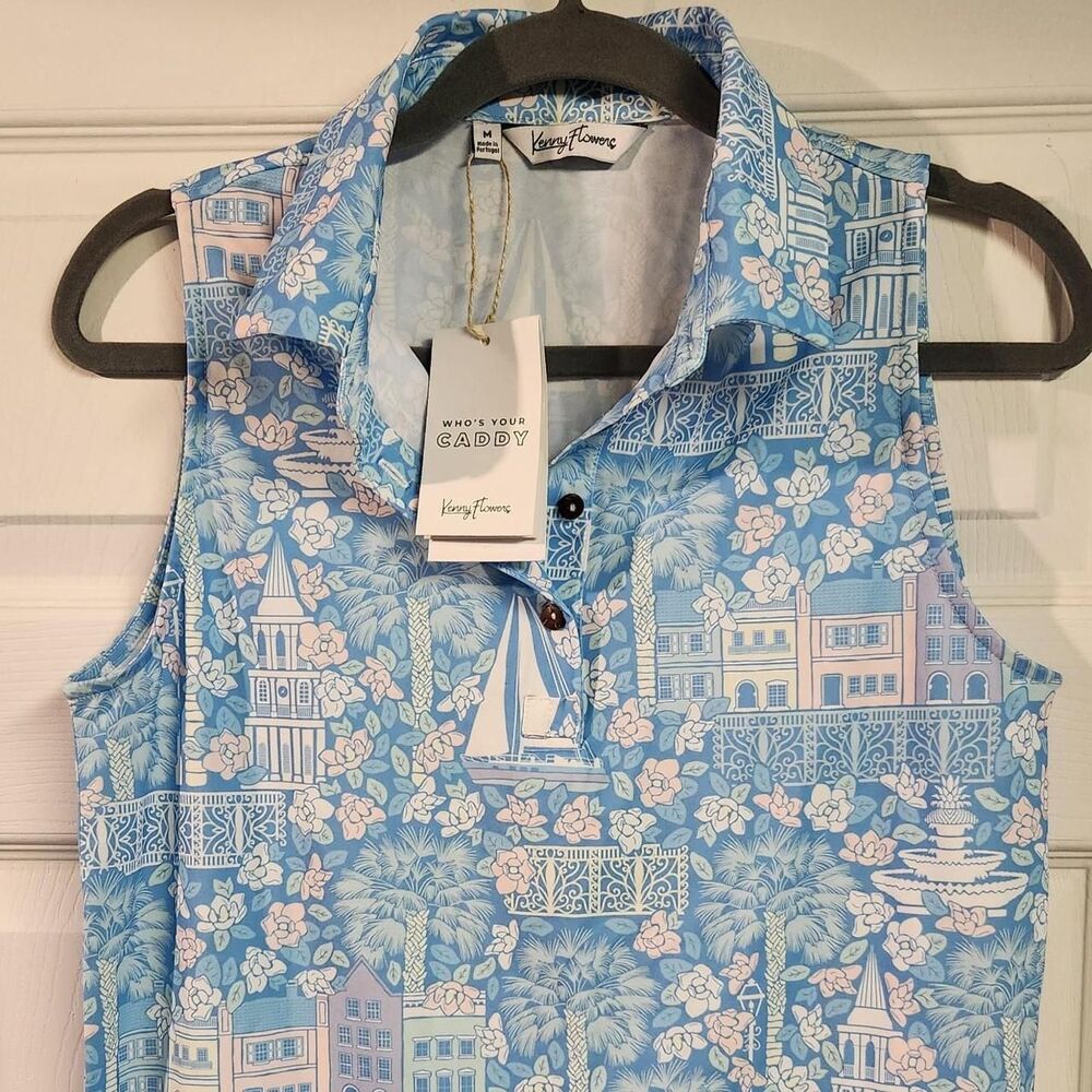 Kenny Flowers Women's Blue Polo-shirts